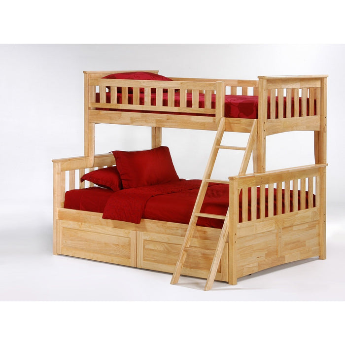 Night and Day Furniture Spices Ginger Twin/Full Bunk Bed