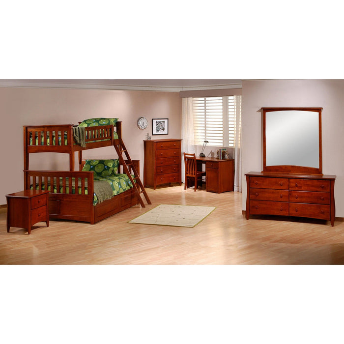 Night and Day Furniture Spices Ginger Twin/Full Bunk Bed