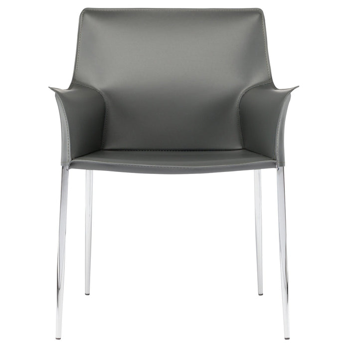 Nuevo Living Colter Dining Chair in Dark Grey HGAR401