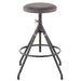 District Eight Akron Counter Stool in Storm Black HGDA561