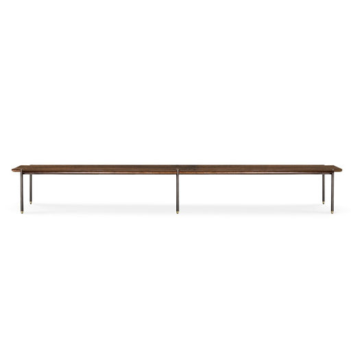District Eight Stacking Occasional Bench in Smoked Black HGDA568