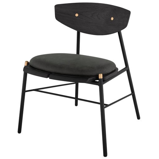 District Eight Kink Dining Chair in Storm Black HGDA778