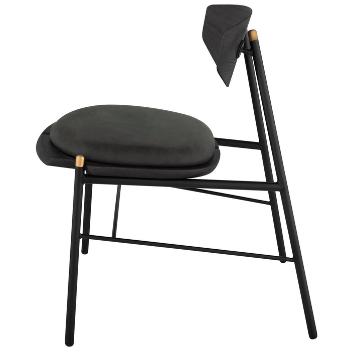 District Eight Kink Dining Chair in Storm Black HGDA778