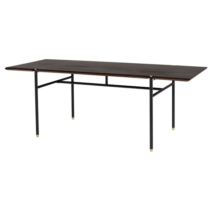 District Eight Stacking Dining Table in Smoked/Black HGDA837