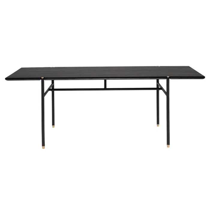 District Eight Stacking Dining Table in Ebonized HGDA838