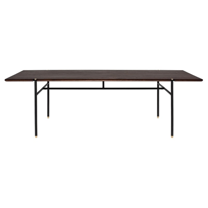 District Eight Stacking Dining Table in Smoked Black HGDA849