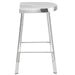 Nuevo Living Icon Counter Stool in Silver HGDE236