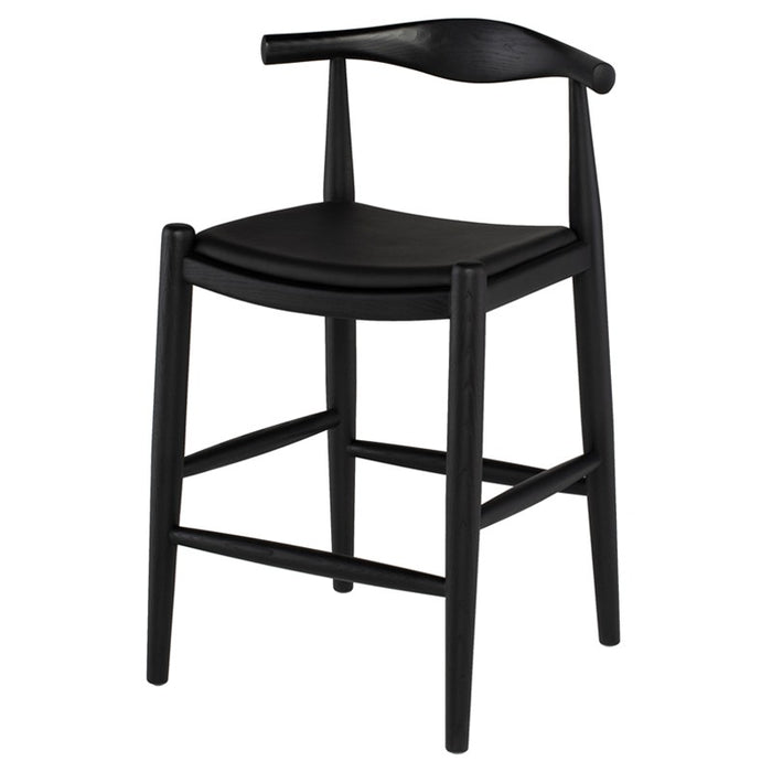 Nuevo Living Maja Counter Stool in Black HGEM877