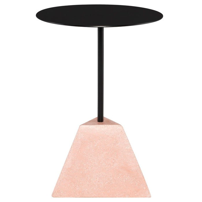 Nuevo Living Alma Side Table in Black/Flamingo HGMV209