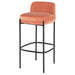 Nuevo Living Inna Bar Stool with Seat Back in Almond HGMV230