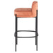 Nuevo Living Inna Bar Stool with Seat Back in Almond HGMV230