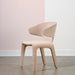 Nuevo Living Bandi Dining Chair in Peach Velour HGNE166