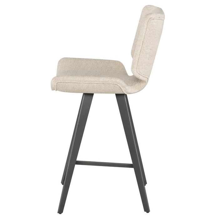 Nuevo Living Astra Counter Stool in Shell HGNE251