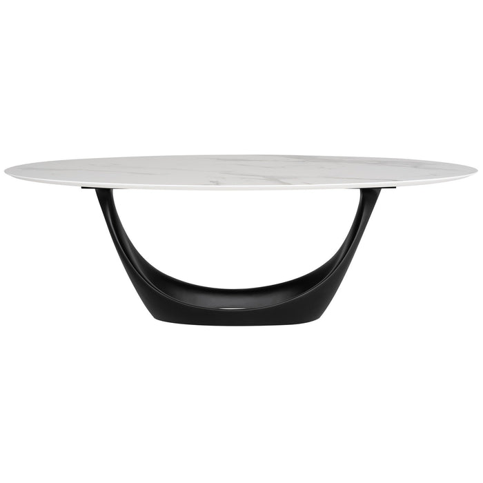 Nuevo Living Montana 92.8" Dining Table in Tow-tone HGNE330