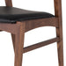 Nuevo Living Bjorn Dining Chair in Black/Walnut HGNH100