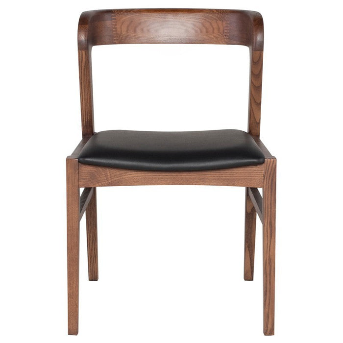 Nuevo Living Bjorn Dining Chair in Black/Walnut HGNH100