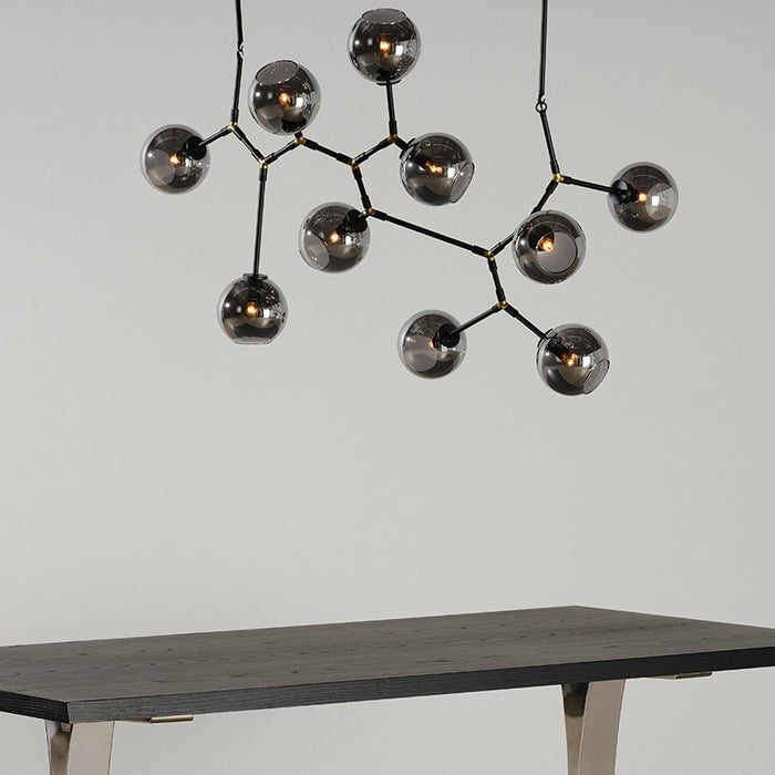 Nuevo Living Atom 10 Pendant Lighting in Grey HGRA159