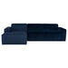 Nuevo Living Leo Left Arm Chaise Sectional Sofa in Dusk HGSC713