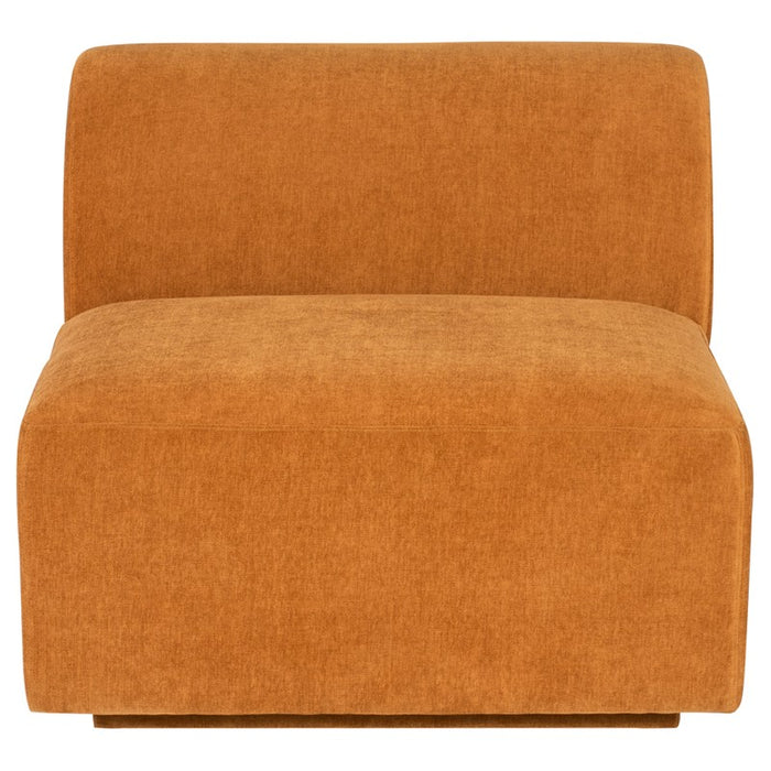 Nuevo Living Lilou Modular Armless Chair in Amber HGSC877