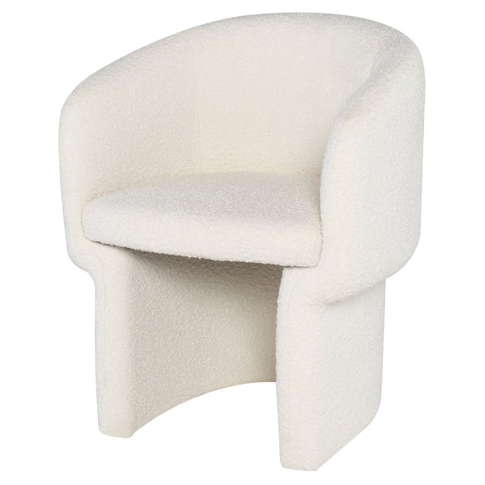 Nuevo Living Clementine Dining Chair in Buttermilk Boucle HGSN146