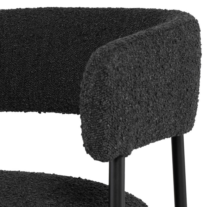 Nuevo Living Cassia Occasional Chair in Licorice Boucle HGSN156