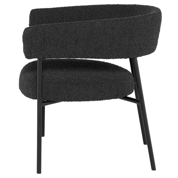 Nuevo Living Cassia Occasional Chair in Licorice Boucle HGSN156