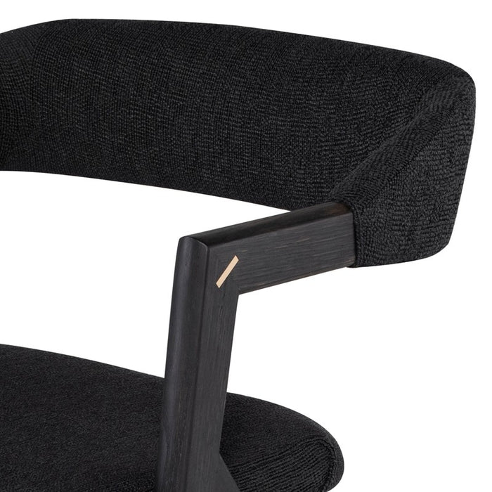 Nuevo Living Anita Dining Chair in Activated Charcoal HGSR780