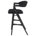 Nuevo Living Anita Counter Stool in Activated Charcoal HGSR782