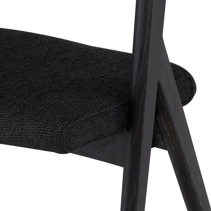 Nuevo Living Anita Counter Stool in Activated Charcoal HGSR782