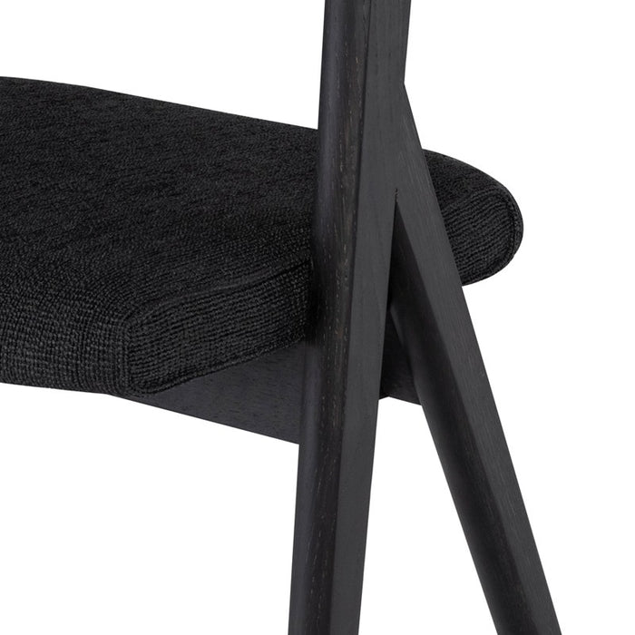 Nuevo Living Anita Bar Stool in Activated Charcoal HGSR784