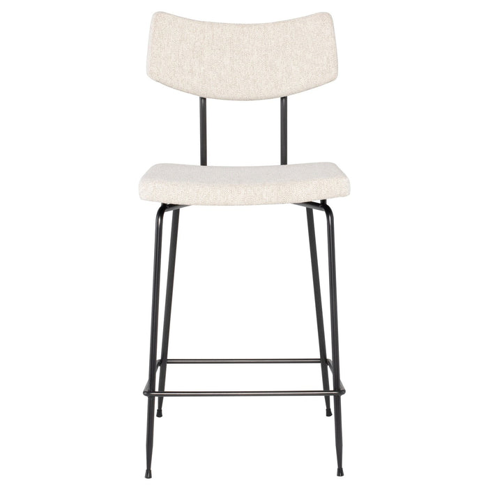 Nuevo Living Soli Counter Stool in Shell HGSR810