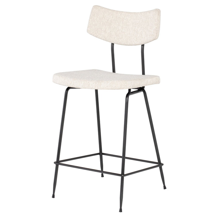 Nuevo Living Soli Counter Stool in Shell HGSR810