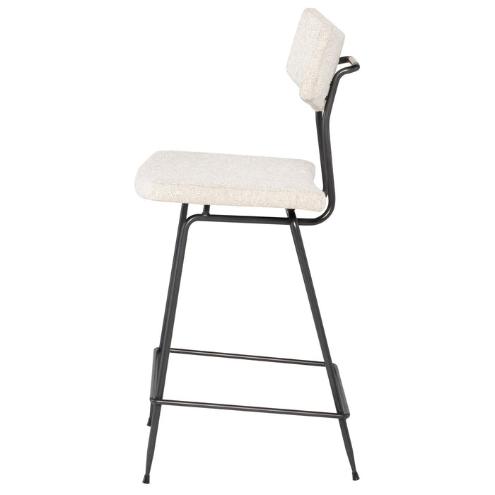 Nuevo Living Soli Counter Stool in Shell HGSR810