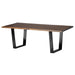 Nuevo Living Versailles 78" Dining Table in Black/Seared HGSX198