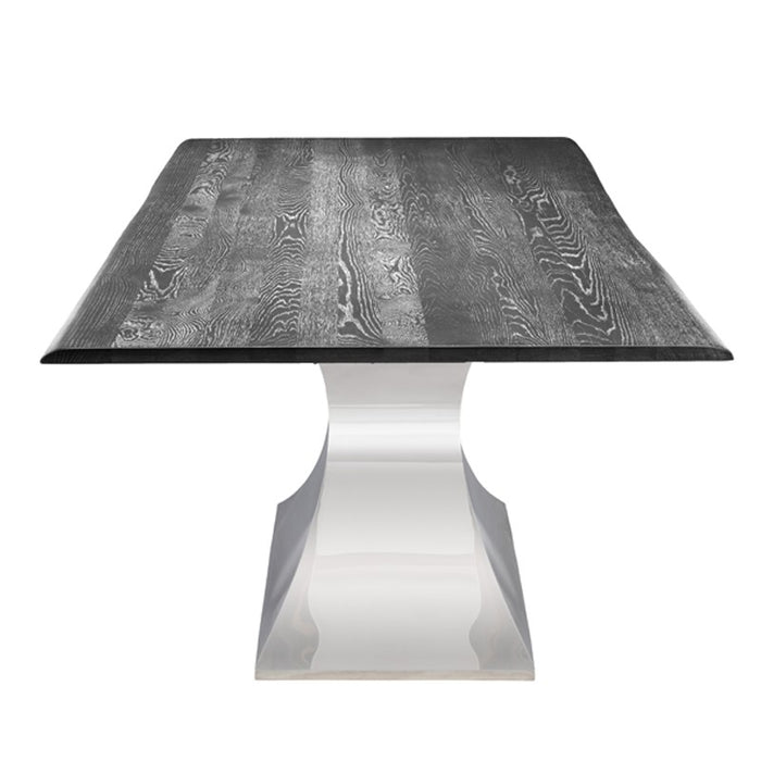 Nuevo Living Praetorian 112" Dining Table in Oxidized Grey HGSX231