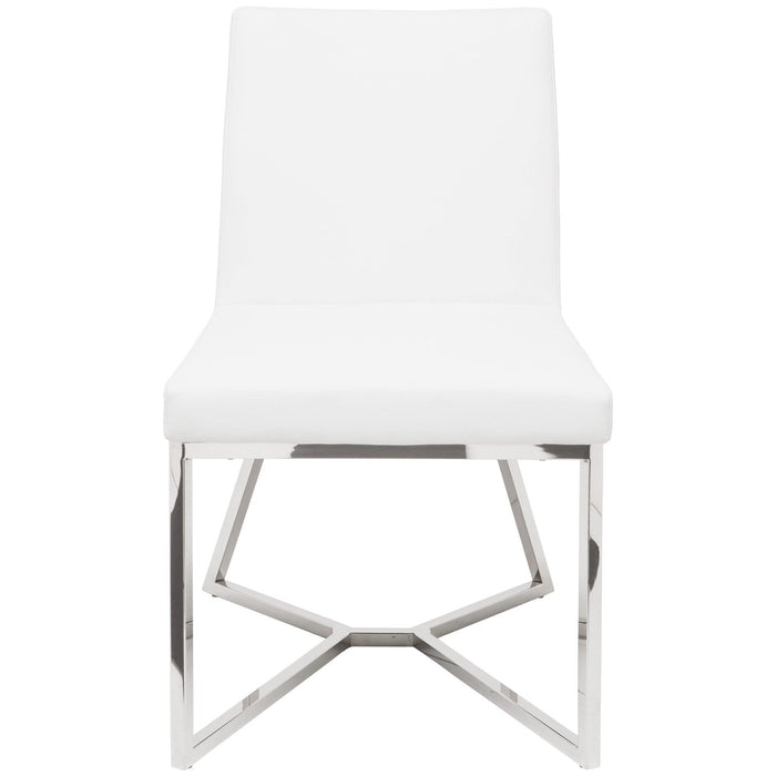 Nuevo Living Patrice Dining Chair in White HGTB161