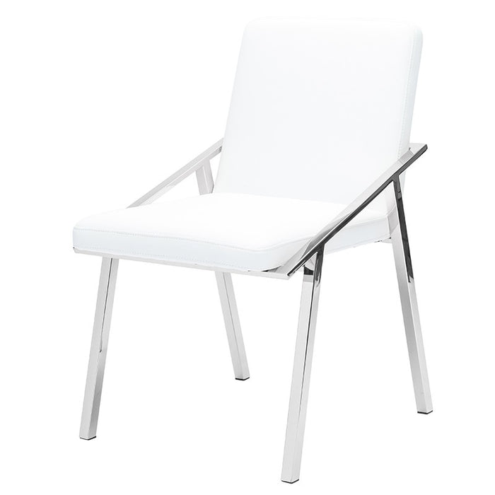 Nuevo Living Nika Dining Chair in White HGTB423