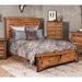 Sunset Trading Rustic City King Bed | Storage Drawers HH-4365-KB