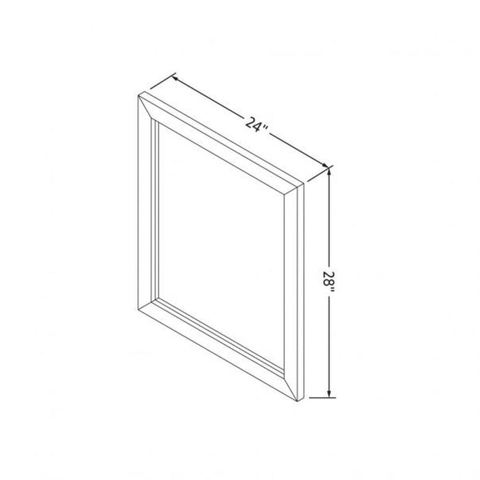 Hardware Resources Jeffrey Alexander 2nd Gen Cade 24" x 28" Green Mirror