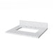 Hardware Resources Jeffrey Alexander Cade Vanities 24" White Freestanding Vanity With White Carrara Marble Vanity Top, Backsplash and Rectangle Undermount Sink