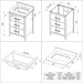 Hardware Resources Jeffrey Alexander Katara 24" White Freestanding Vanity With Boulder Cultured Marble Vanity Top, Backsplash and Rectangle Undermount Sink