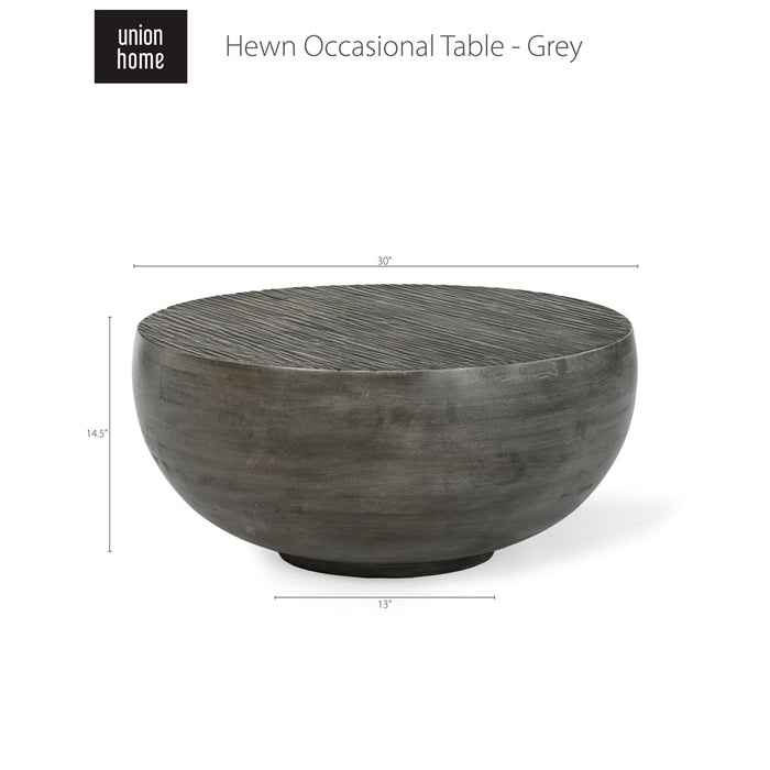 Union Home Hewn Occasional Table - Grey LVR00335
