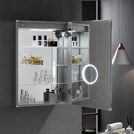 Halifax North America LED Lighted Medicine Cabinet with Mirror | Mathis Home