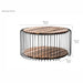 NovaSolo Barca Round Coffee Table 31" Natural Boat Wood IMV 28002