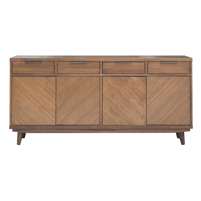 New Pacific Direct Piero Chevron Buffet 4 Drawers + 4 Doors 7800048