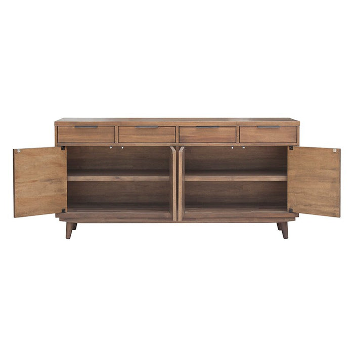 New Pacific Direct Piero Chevron Buffet 4 Drawers + 4 Doors 7800048
