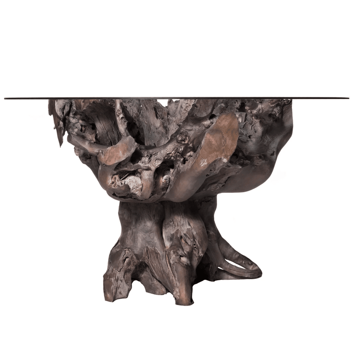 Harp & Finial JAKARTA SMALL DINING TABLE- GRAY | Gray