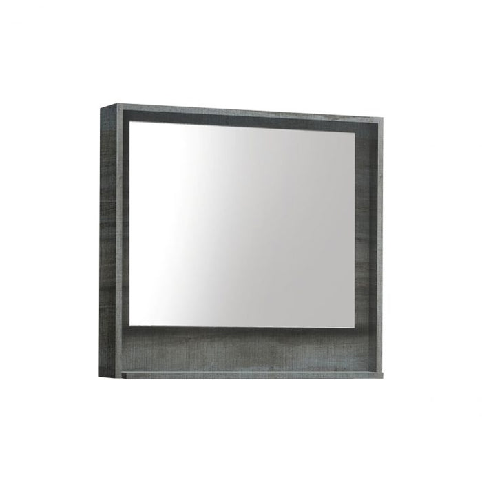 KubeBath Bosco 30" Framed Mirror With Shelve