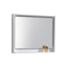 KubeBath Bosco 36" Framed Mirror With Shelve