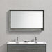 KubeBath Bosco 48″ Framed Mirror With Shelve 48″ size